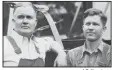  ?? AP file photo ?? John Rust (left) and his brother Mack Rust in a 1935 photograph.