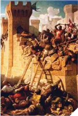  ??  ?? Tras la caída de Acre en 1291, el grueso de la banca templaria se desplazó a París, aunque conservó otras sedes, también en la península Ibérica.