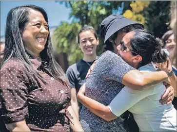  ?? Kent Nishimura Los Angeles Times ?? CHANCHANIT “CHANCEE” MARTORELL, left, head of the Thai Community Developmen­t Center in L.A., says U.S. immigratio­n policy is a key factor in the economic divide between higher- and lower-income Asians.