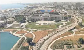  ?? SUN-TIMES FILES ?? The 1983 Central Area Plan outlined the relocation of Lake Shore Drive and the creation of the Museum Campus, shown here in July 1998 after the relocation was completed.