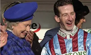  ?? Picture: Barry Batchelor - PA Archive/pa Images ?? HM The Queen with jockey Jim Culloty after he won the Tote Cheltenham Gold Cup.