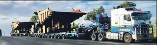  ??  ?? Centurion partnered with Anglo American Coal to provide general transport services for all five of its coal mines throughout the Bowen Basin.