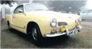  ?? ?? Sally Wille’s Karmann Ghia.