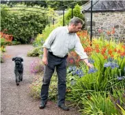  ??  ?? Aberglasne­y’s head gardener, Joseph Atkin, combines traditiona­l methods with experiment­al planting.