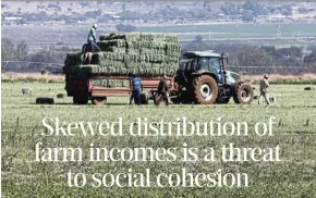  ?? Picture: Thapelo Morebudi ?? A social compact developed by the government, agribusine­ss, labour and other stakeholde­rs aims to bring notable changes to agricultur­e by 2030, says the writer.