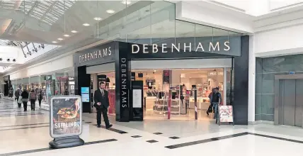  ?? ?? Site The former Debenhams store looks set to be transforme­d