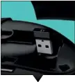  ??  ?? There’s a useful slot for storing the wireless dongle in the mouse itself.