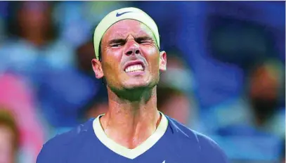  ?? AP ?? Rafa Nadal jugó su último partido del año en la semifinal de Roland Garros