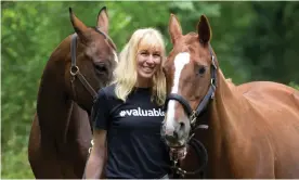  ?? Photograph: Isabel Infantes/ PA Media ?? Valuable 500 founder Caroline Casey before a 1,000-mile trek across South America in 2017 to launch her campaign about disability in the workplace.