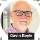  ??  ?? Gavin Boyle