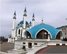  ?? FOTO: ROBBY SCHOLZ ?? In Kasan gibt es mehr Moscheen als orthodoxe Kirchen.