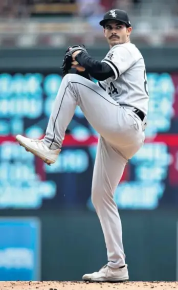  ?? GETTY IMAGES ?? White Sox right-hander Dylan Cease was roughed up for 11 runs, seven hits and four walks in two-thirds of an inning Wednesday.