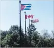  ?? CANADIAN-CUBAN FRIENDSHIP ASSOCIATIO­N ?? In honour of the longstandi­ng relationsh­ip, the Cuban flag will fly next to the Canadian flag.