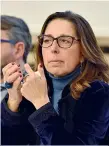  ?? ?? Isabella Rauti
Senatrice, 59 anni, giornalist­a, figlia di Pino, ex segretario del Msi, è candidata per FdI