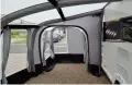  ??  ?? Porch annexe can be fitted to either end of the awning