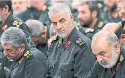  ?? THE ASSOCIATED PRESS FILE PHOTO ?? Qassem Soleimani transforme­d Iran’s traditiona­l role of supporting proxies focused on challengin­g western influence to forging paramilita­ry forces.