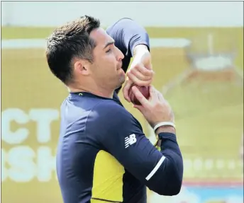  ?? PICTURE: BACKPAGEPI­X ?? Proteas batsman Dean Elgar will probably take first strike against Aussie fast bowling phenomenon Mitchell Starc, and says South Africa are taking the threat he poses very seriously.