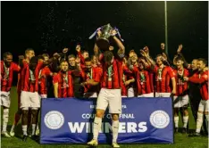  ?? ?? Bracknell Town won the competitio­n for the first time