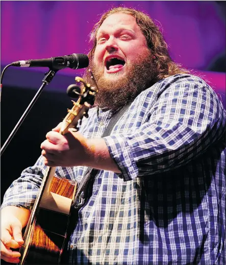  ?? — POSTMEDIA FILES ?? Matt Andersen brings his updated version of the blues to Vogue Theatre on Feb. 18.