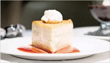  ?? PHOTOS BY EMILIANO BROOKS ?? ppy’s New York cheesecake has Swedish roots.
