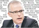  ??  ?? Andrew McCabe