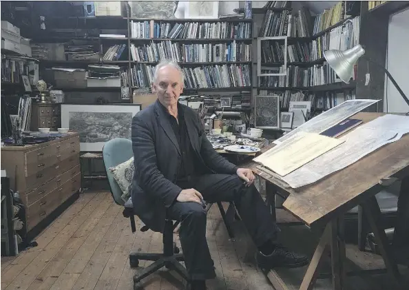  ?? HARPERCOLL­INS ?? “These creatures become pretty real to me, really,” U.K. artist Alan Lee says from his studio in Devon. “I think they are a superior class of fantasy being because of (J.R.R.) Tolkien’s interest in mythology. Virtually everything he creates has some...