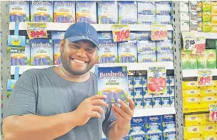  ?? Picture: SUPPLIED ?? Willam Damudamu says he prefers Bushells brand tea above the rest.