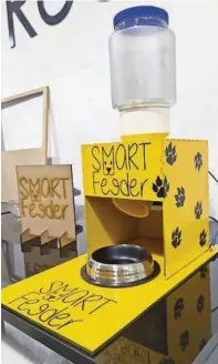  ?? CORTESÍA GEOSTUDIOS/EVERSON SIERRA ?? k Smart Feeder es un dispensado­r de comida para mascotas.