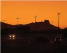  ?? Photograph: Cassidy Araiza/ The Guardian ?? Tucson, Arizona at sunset on 26 August 2019.