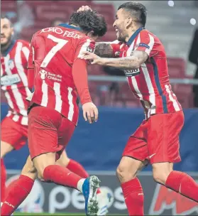  ?? FOTO: J.A.S. ?? Joao Félix y Correa le dieron muchas alegrías al Atlético al inicio de temporada