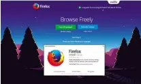  ??  ?? RIGHT Version 54 of Firefox finally delivers separate processes for each tab