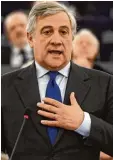  ?? Foto: F. Florin, afp ?? Antonio Tajani ist neuer Präsident des Europaparl­aments.