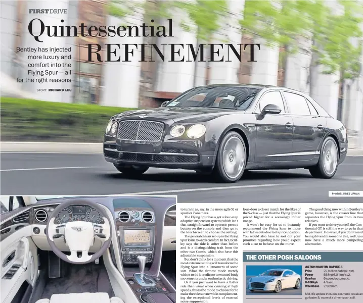  ?? PHOTOS: JAMES LIPMAN ?? Driving environmen­t feels opulent but has some ergonomic glitches.