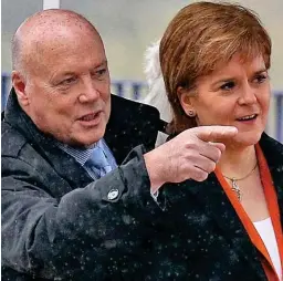  ??  ?? Guidance: Jim McColl is an adviser to Nicola Sturgeon