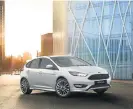  ??  ?? Left and below: Ford has introduced some enhancemen­ts to its Focus ahead of the new generation in 2018.