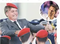  ??  ?? Labor. Jair Bolsonaro recibe en su residencia a empresario­s y políticos. Haddad (arriba) busca aún sufragios.