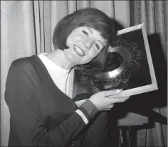  ??  ?? Cilla Black: ‘You’re My World’ was the second of two UK No. 1 hits.