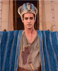  ??  ?? Pharaoh Avan Jogia stars in the historical drama.