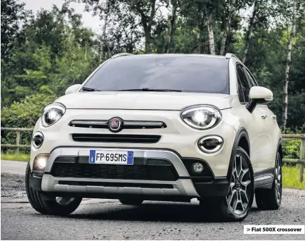  ??  ?? &gt; Fiat 500X crossover