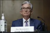  ?? SUSAN WALSH, POOL — THE ASSOCIATED PRESS ?? Chairman of the Federal Reserve Jerome Powell appears before the Senate Banking Committee on Capitol Hill in Washington.