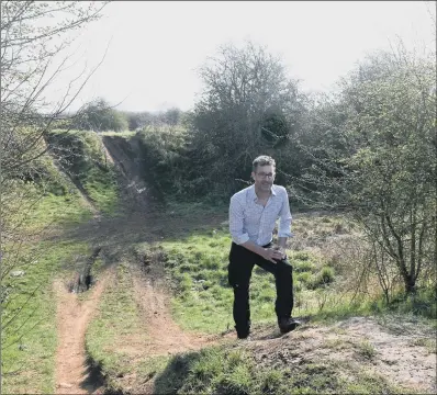  ?? PICTURE: GARY LONGBOTTOM ?? NEW SCHEME: Matt Chapman at the site. It is going to be protected as part of a flood alleviatio­n scheme.