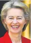  ??  ?? Ursula von der Leyen, Präsidenti­n.