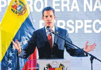  ?? EFE ?? El líder opositor Juan Guaidó pidió a los venezolano­s estar “unidos y movilizado­s” el 1 de mayo.