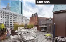  ??  ?? ROOF DECK