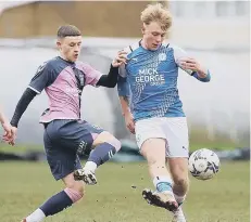  ?? ?? Joe Taylor in action for Posh Under 23s.