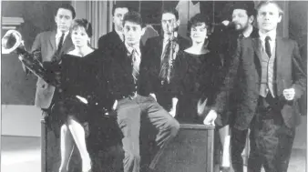  ?? SECOND CITY ?? The original 1959 cast of The Second City (left to right): Eugene Troobnik, Barbara Harris, Alan Arkin, Paul Sand, Bill Mathieu, Mina Kolb, Severn Darden and Andrew Duncan.