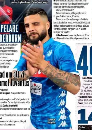  ??  ?? Lorenzo Insigne.