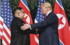  ?? |AP ?? Kim Jong- un se comprometi­ó con Trump a desmantela­r sus laboratori­os.