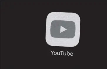  ?? PATRICK SEMANSKY AP file, 2018 ?? YouTube’s new policy will ban ‘videos alleging that a group is superior in order to justify discrimina­tion, segregatio­n or exclusion,’ the company said in a blog post. The prohibitio­n will also cover videos denying that violent incidents, like the mass shooting at Sandy Hook Elementary School in Connecticu­t, took place.