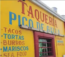  ??  ?? Pica de Gallo Taqueria is one of the dozens of restaurant­s included in Tucson’s “23 Miles of Mexican Food.”